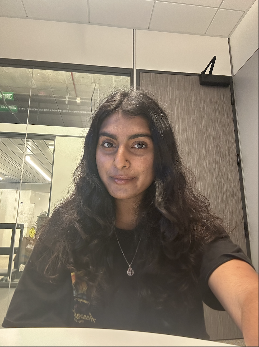 Close-up selfie showing distortion